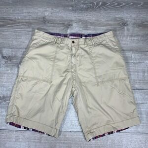 Polo Ralph Lauren Reversible Shorts Mens 38 Plaid Madras Casual Preppy Summer